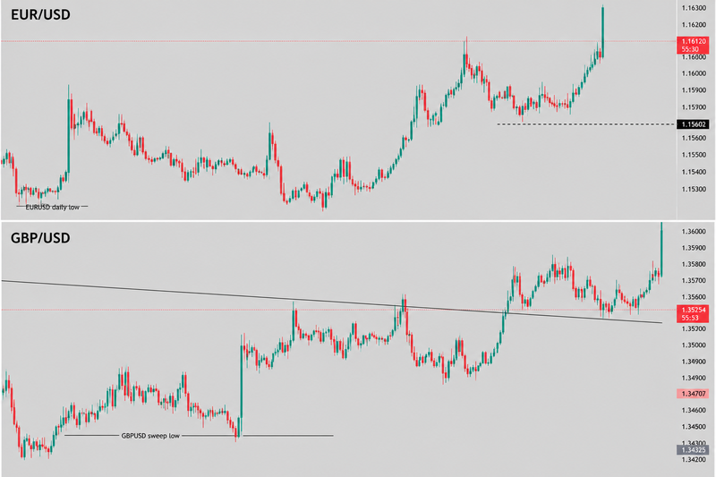 Bullish SMT Divergence