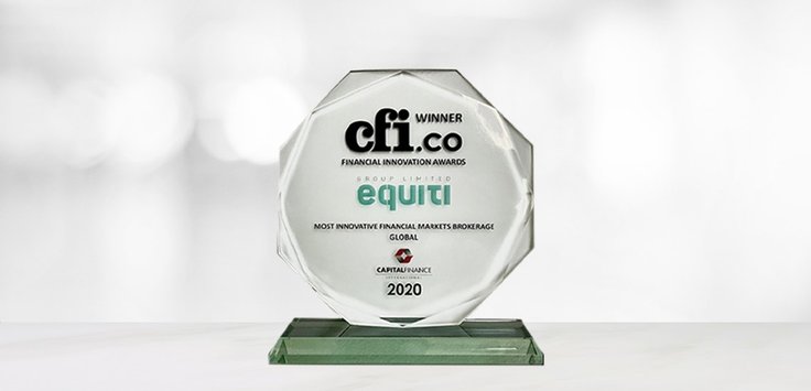 شركة Equiti تفوز بجائزة "الوسيط المالي الأكثر ابتكاراً عالمياً في الأسواق المالية لعام 2020"