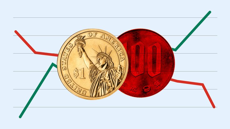 Yen falls against US dollar despite strong export figure