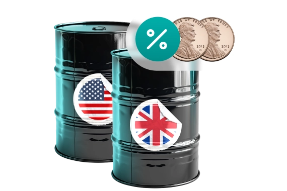 WTI and Brent oil