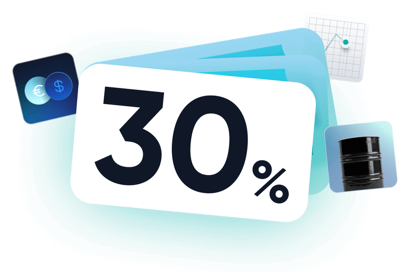 Welcome bonus 30%
